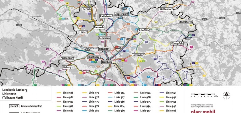 Mobilitätskonzept für den Landkreis Bamberg geht in die Analyse